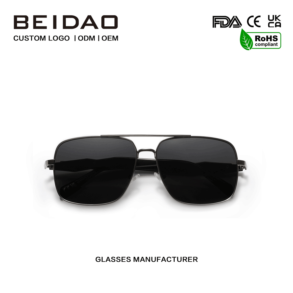 Balıkçılık Sürüşü için Yüksek Kaliteli Alaşımlı Çerçeve UV400 Güneş Gözlüğü
