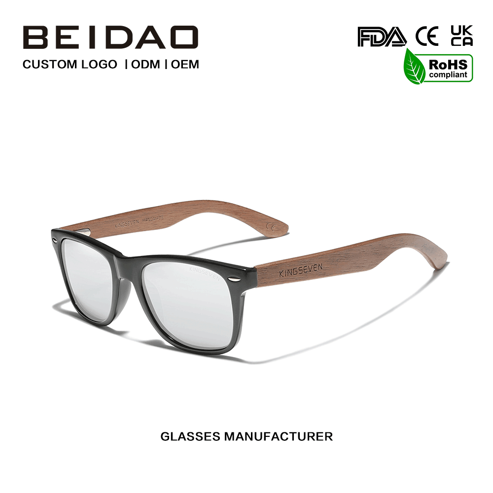 Modern Ceviz Polarize UV400 korumalı Güneş Gözlüğü Sürüş