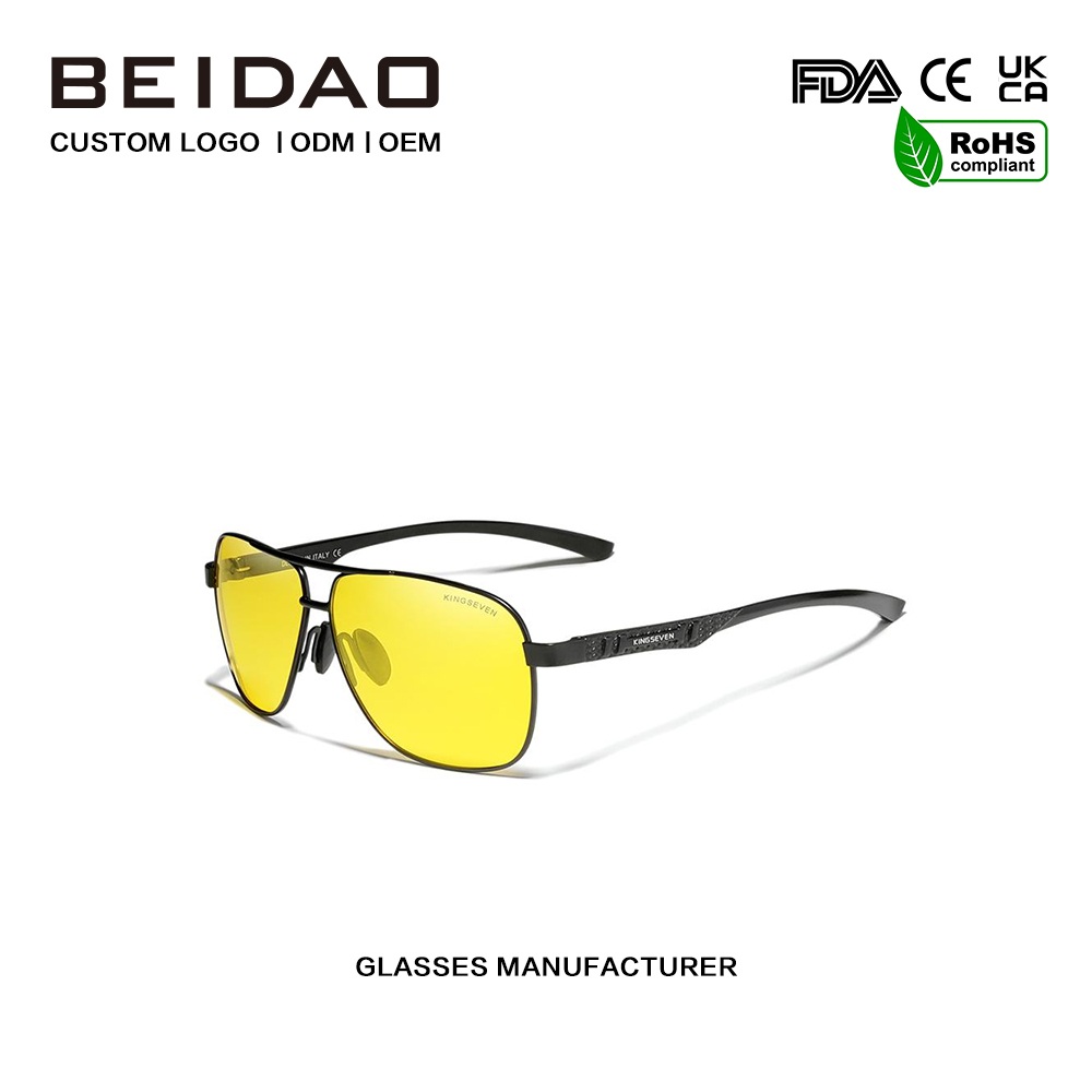 Gece Görüşlü El Yapımı Polarize Güneş Gözlüğü