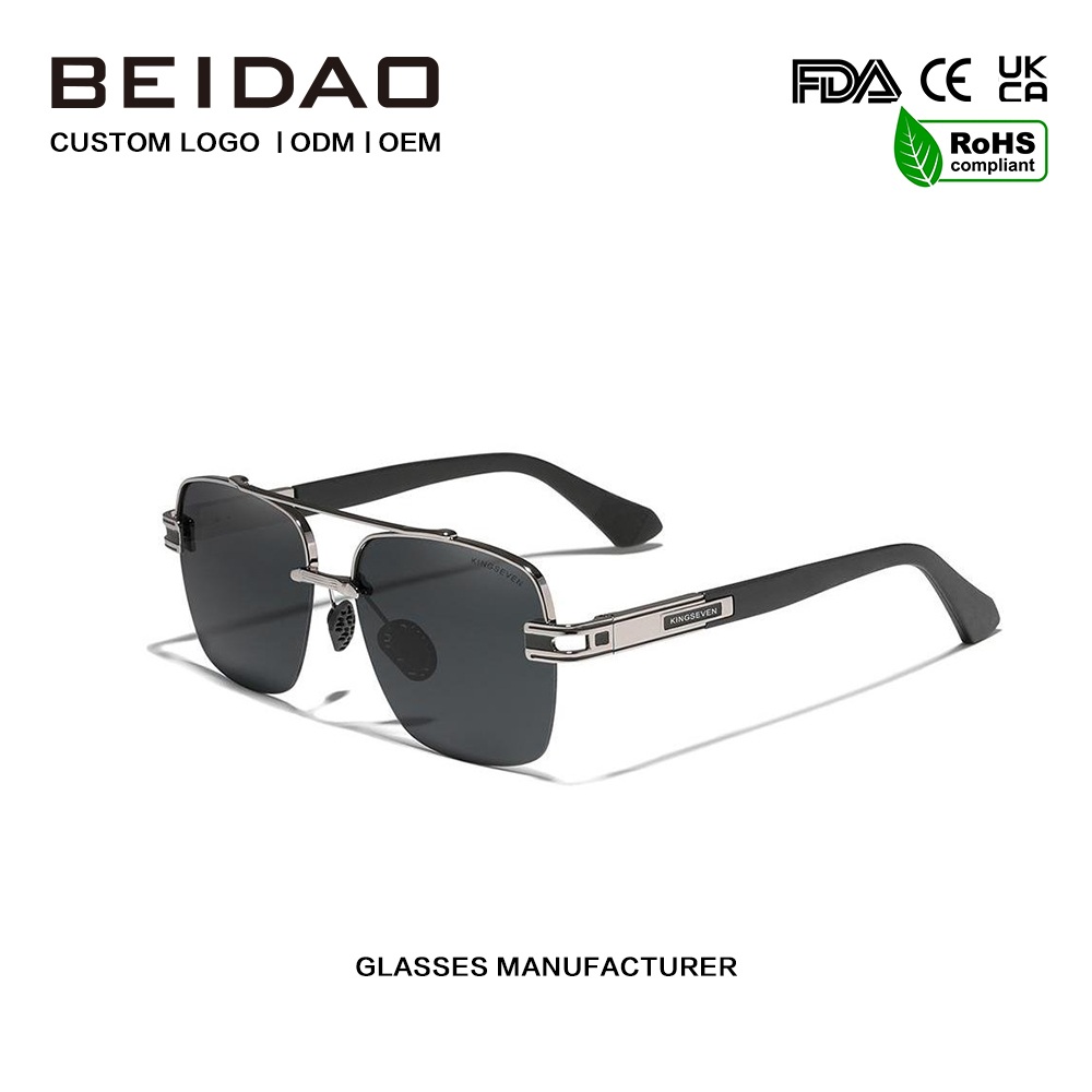 Kare Tonları Renkli Retro Polarize Güneş Gözlüğü